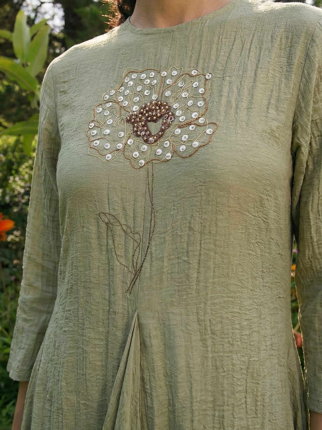 Kunafa Embroidery Dress
