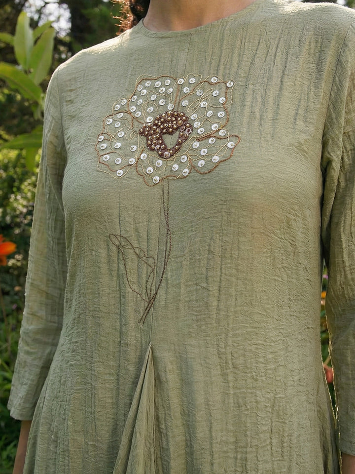 Kunafa Embroidery Dress