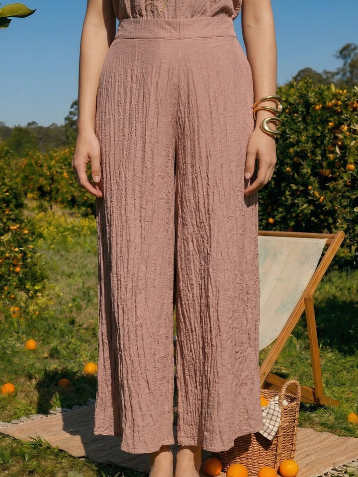 Mahagony Embroidered Co-ord Set