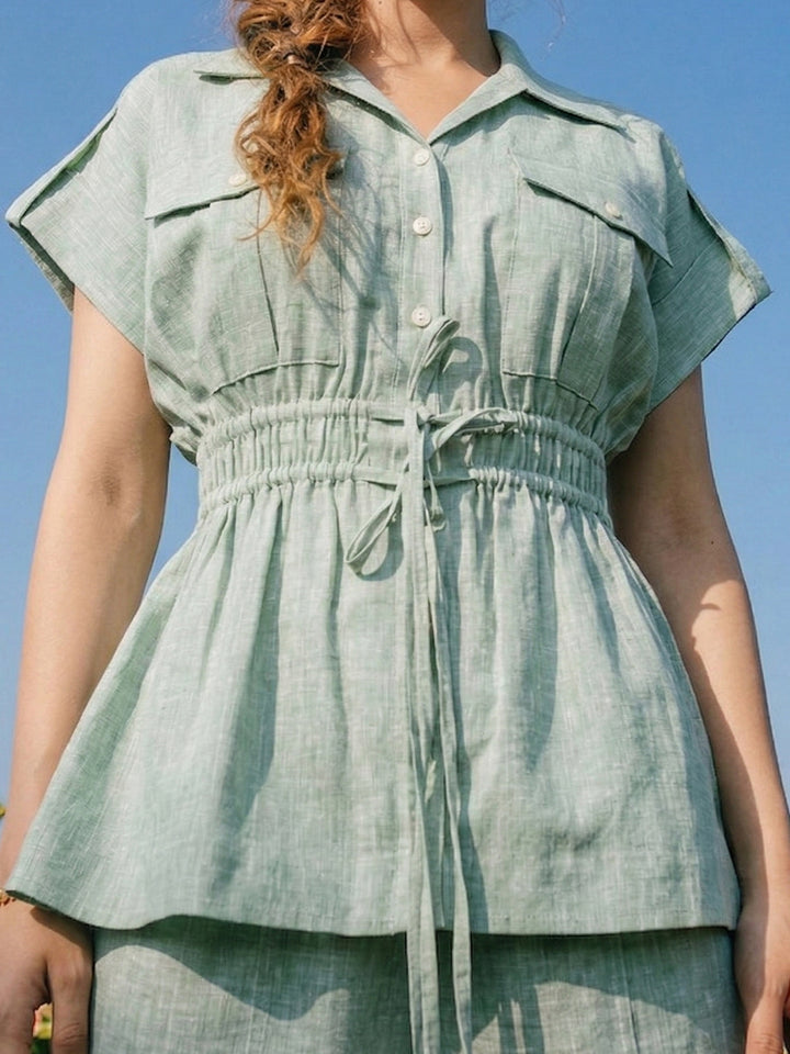 Pistachio Cotton Co-ord Set