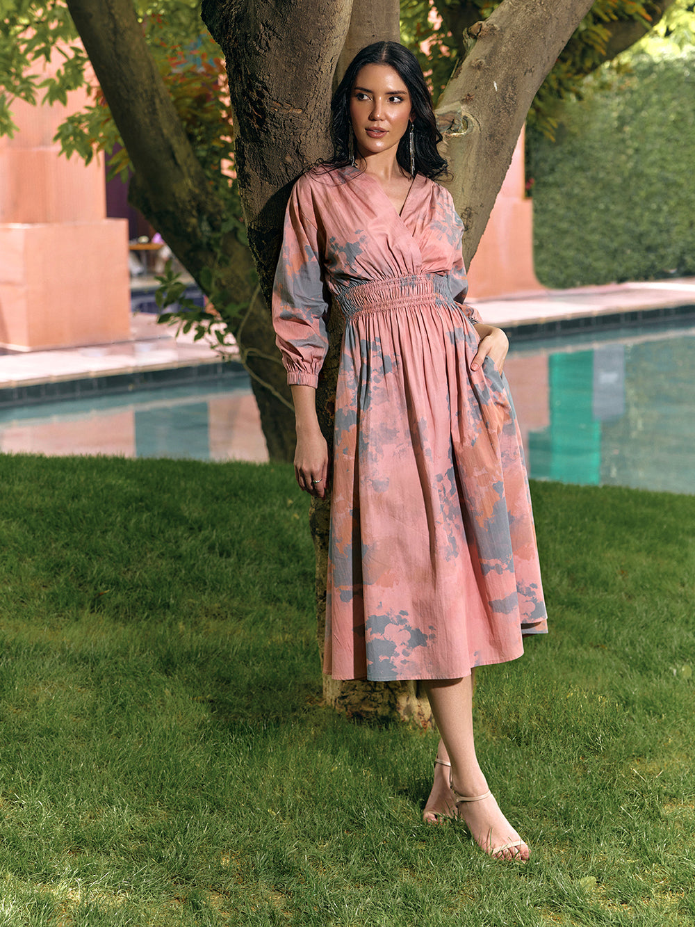 Candy Cloud Midi Dress