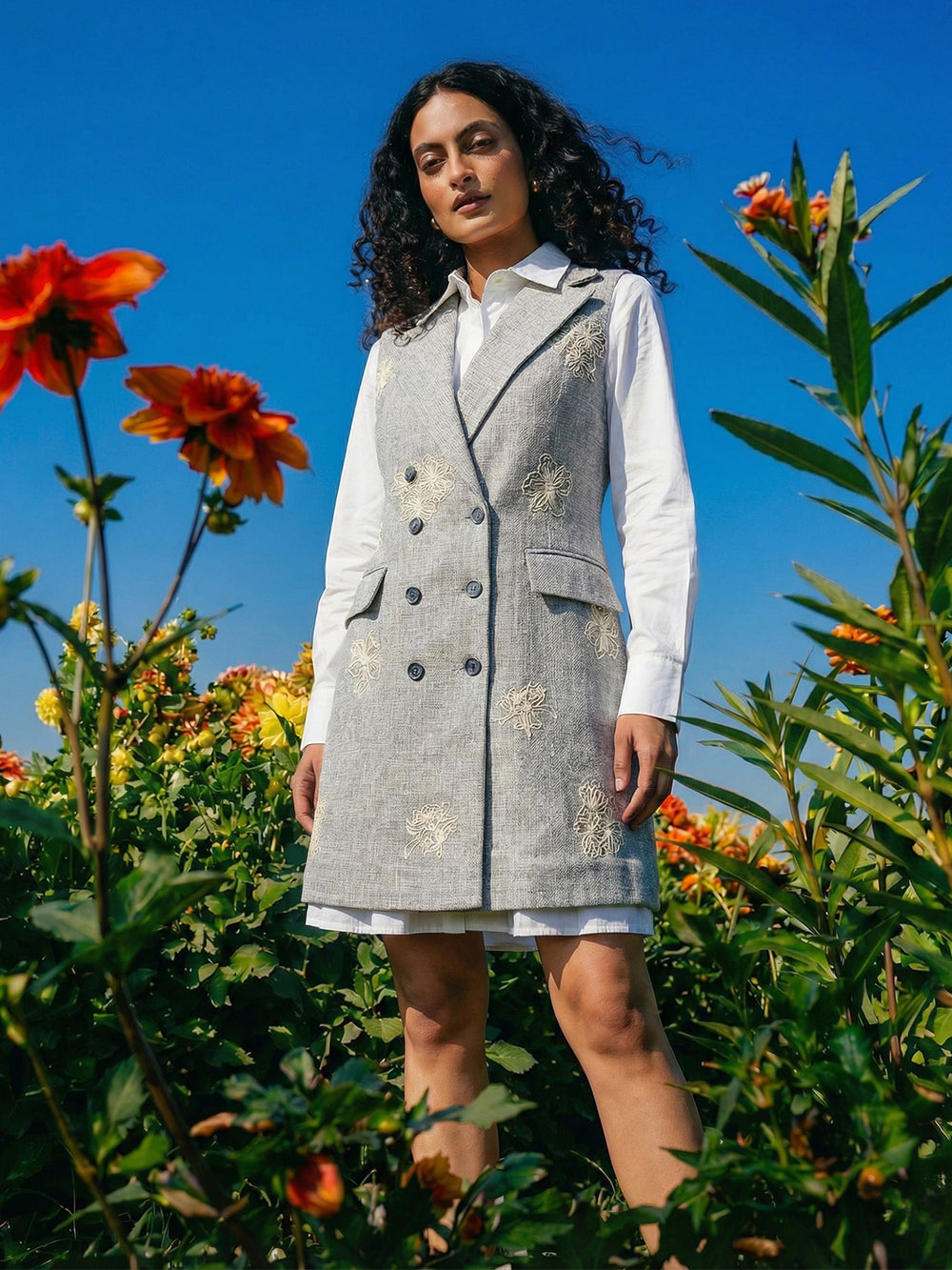 Misty Gardenia Dress Jacket Co-ord Set
