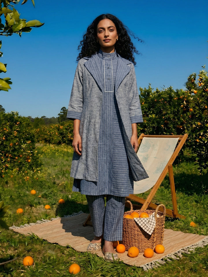 Azure Cotton Jacket