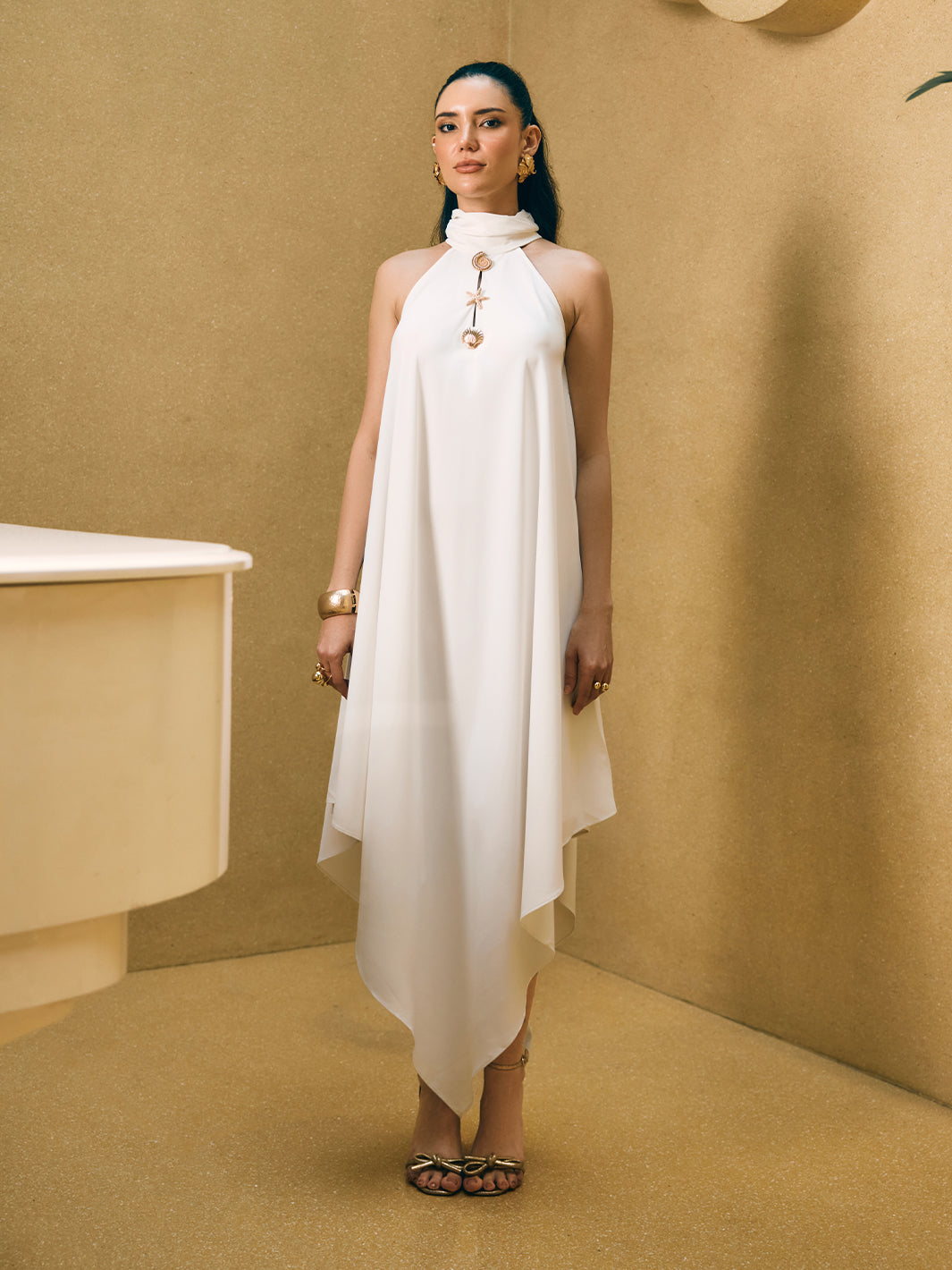 Sweet Salt Resort Crepe Dress