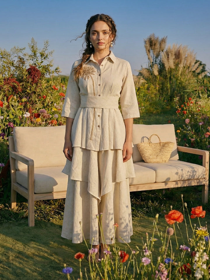 Coconut Flex Embroidered Shirt