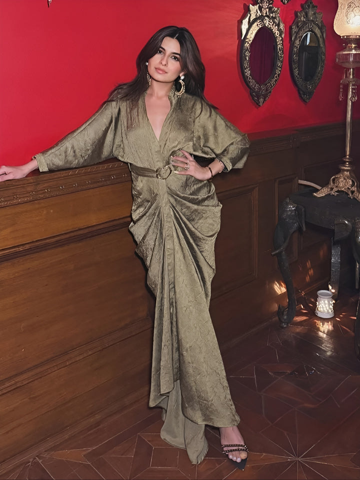 Crush Satin Waldorf Gown