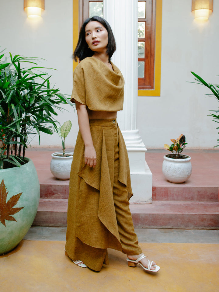 Mersin Mustard Coord Set for Women