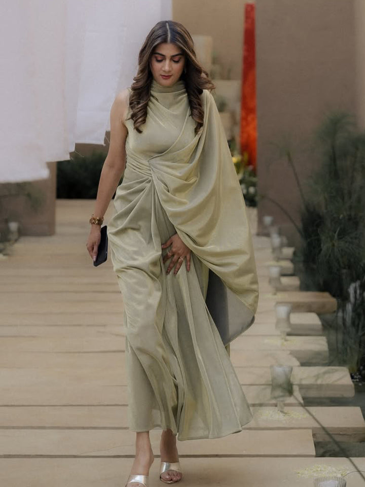 Metallic Royale Gown