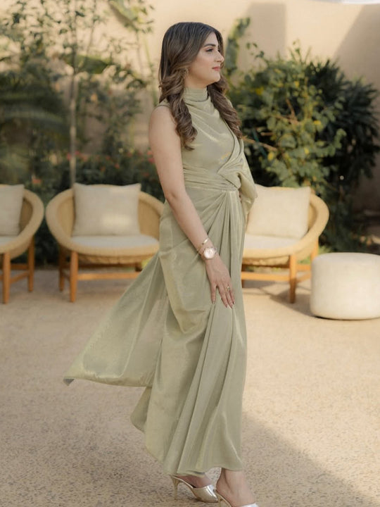 Metallic Royale Gown