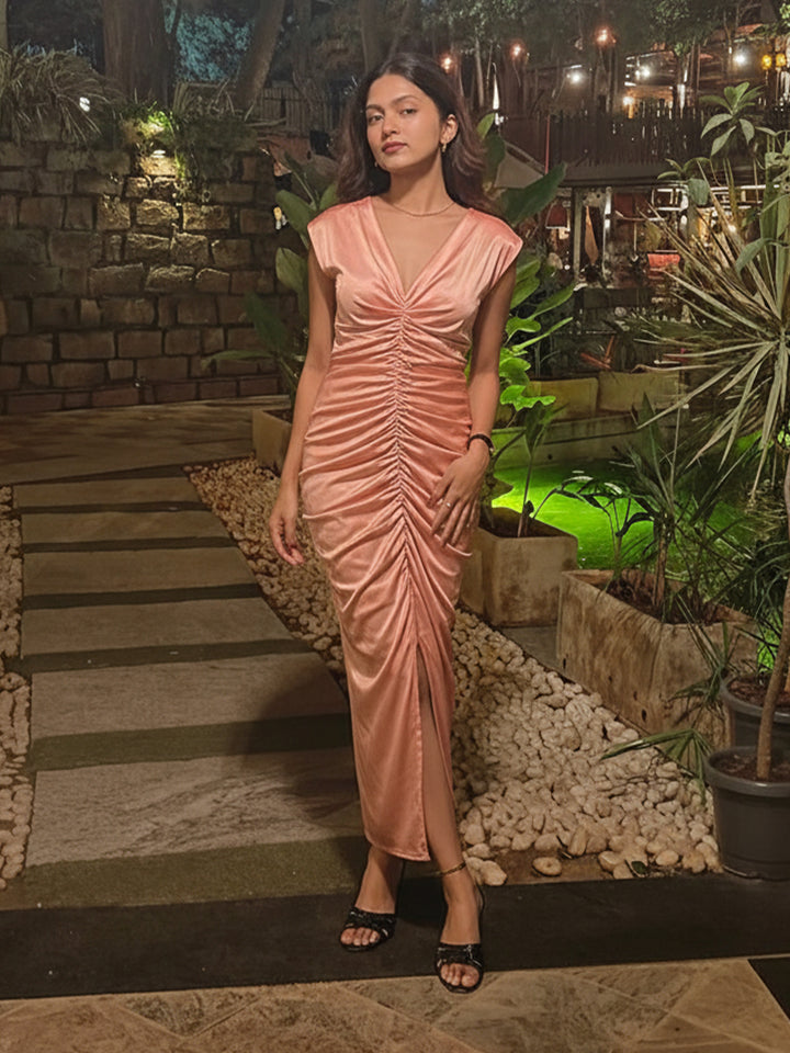 Miami Ruched Long Dress