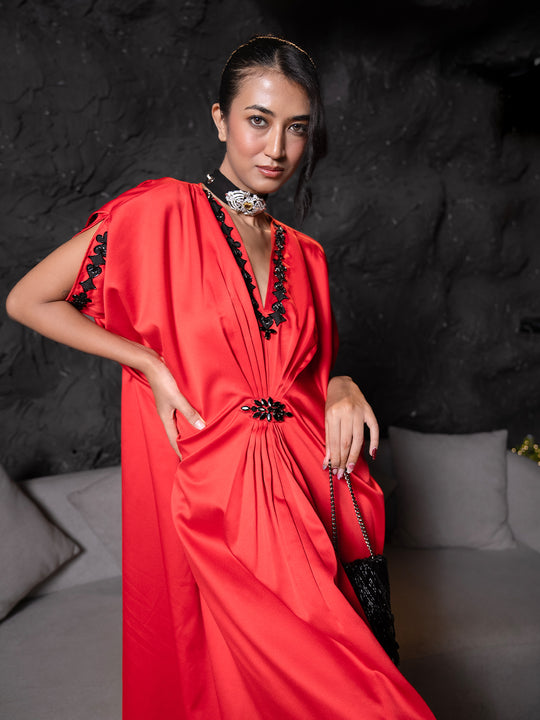 Partywear embroidered Freesize Kaftan