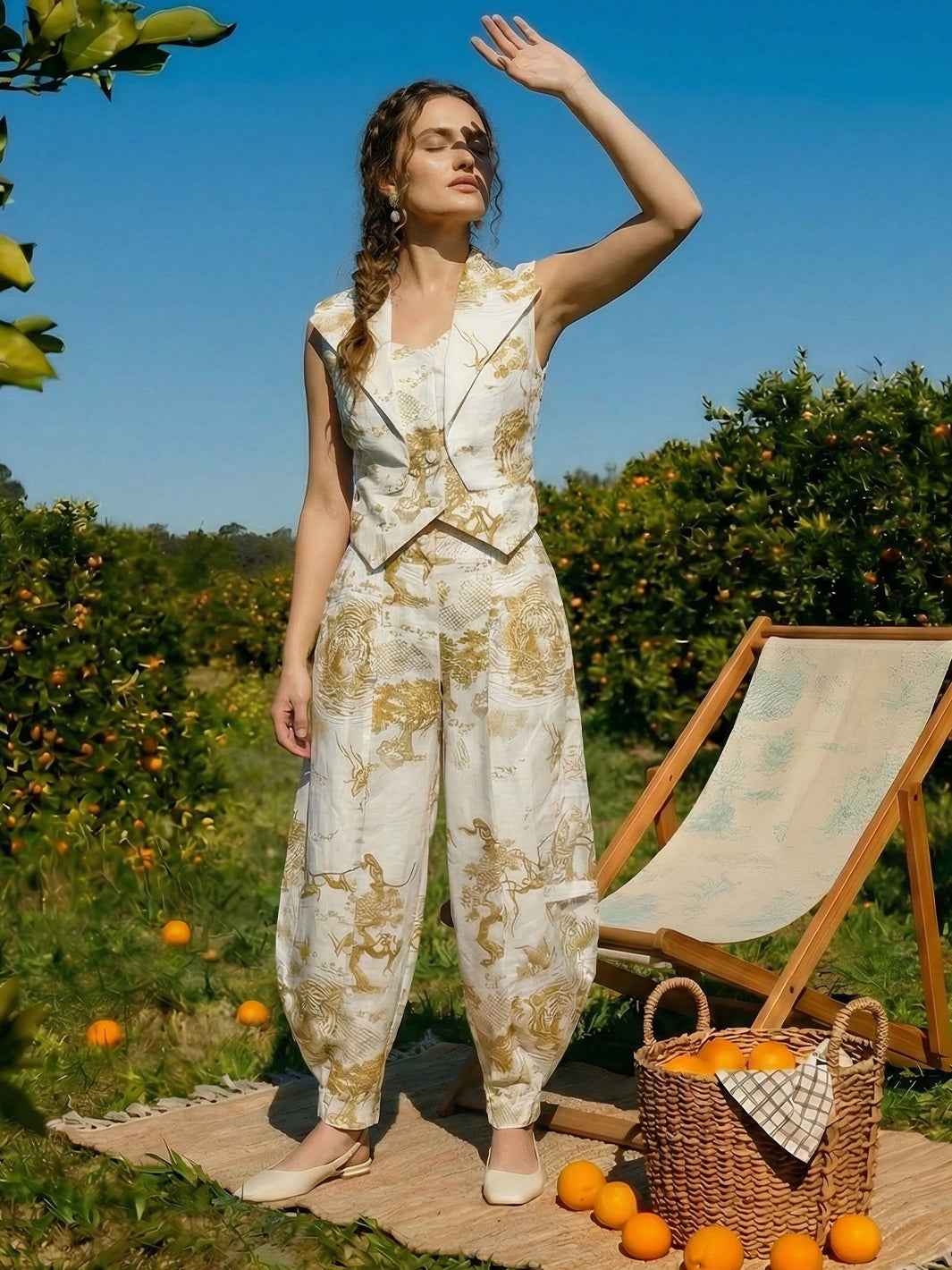 Holiday Vacation Cotton Pants