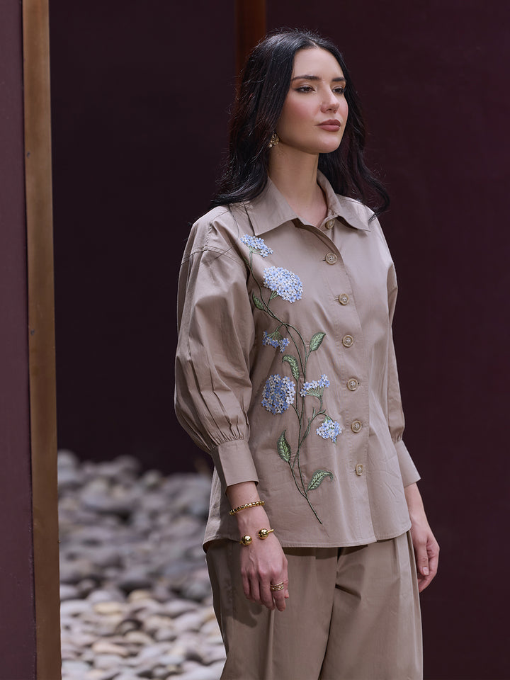 Floral Embroidered Co-ord Set