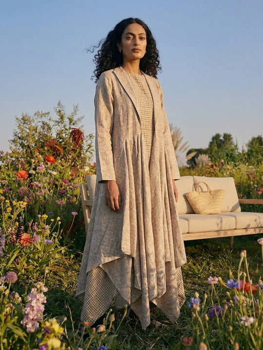 Cinnamon A-Line Cotton Tunic