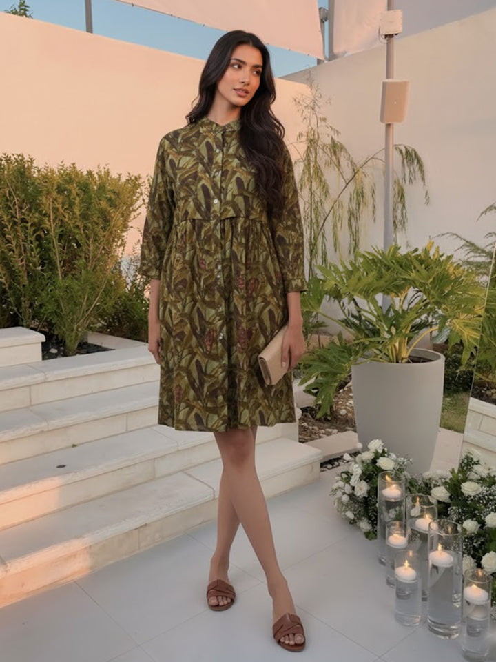Koala Cotton Short Printed Dress