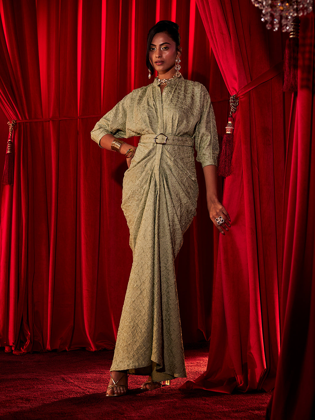 Belrose Pleated Women Gown