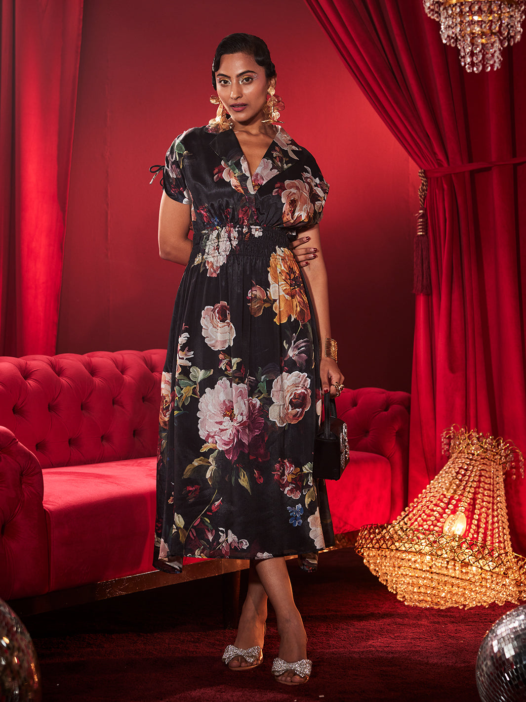 Night Party Floral Dress