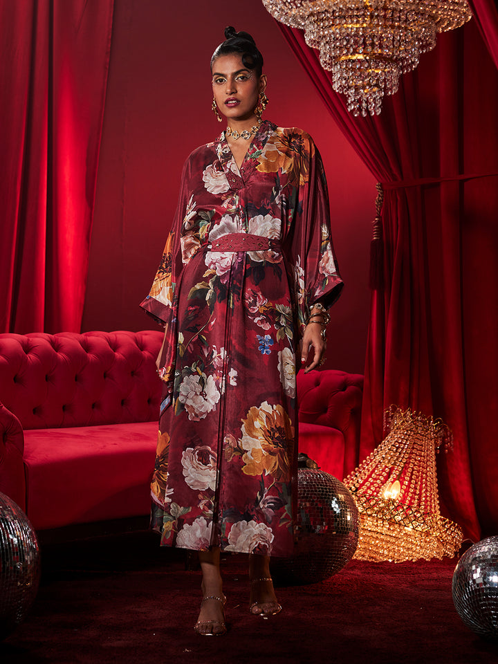 Divine Dahlia Kaftan