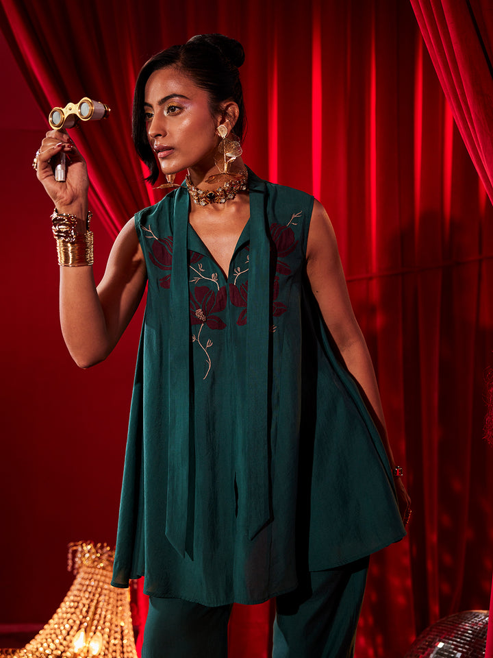 embroidered co-ord set