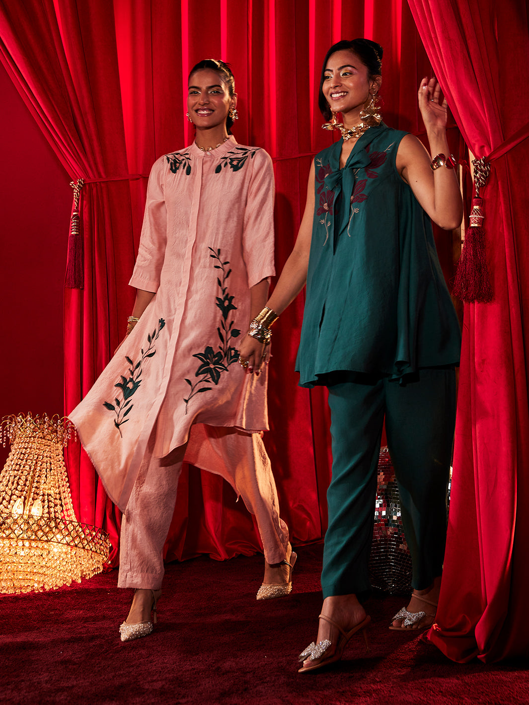 Petalina Embroidered Tunic dress