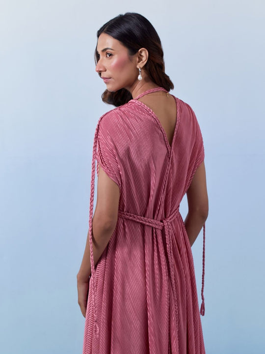Aubree Free Size Pink Gown