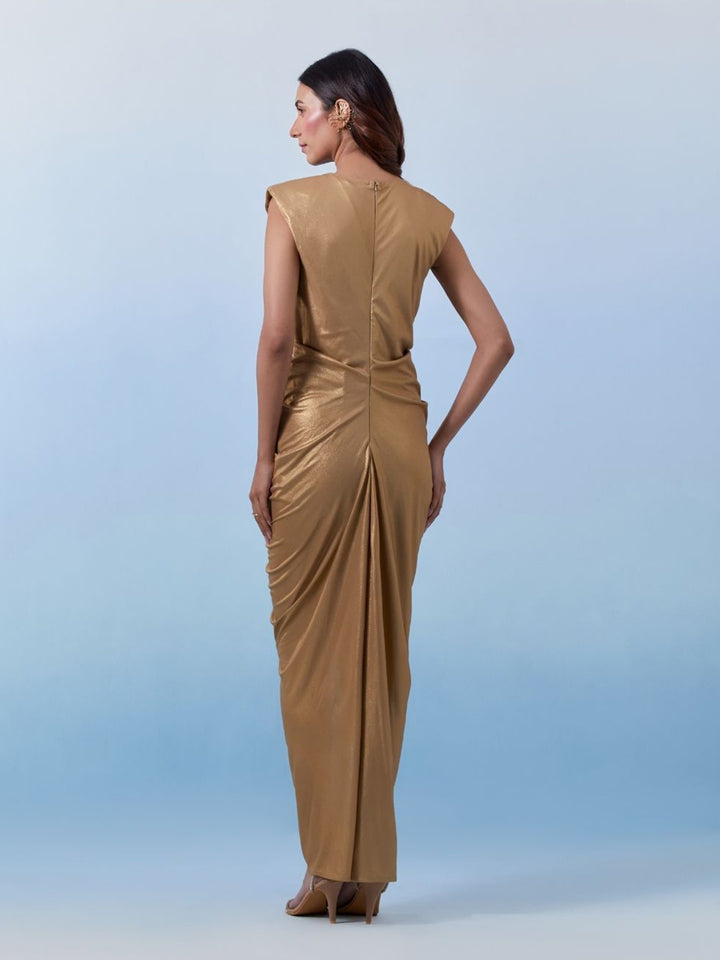Miami Ruched Goldan Dress