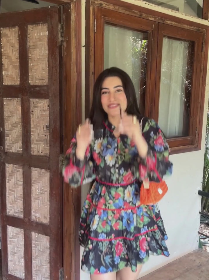 Laura Cross Stitch Cotton Dress