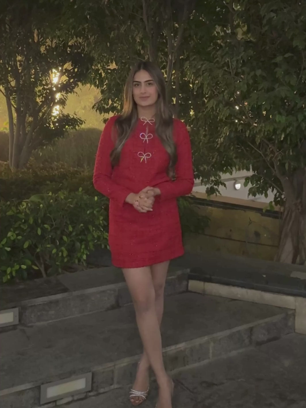 Tinsel short party dress