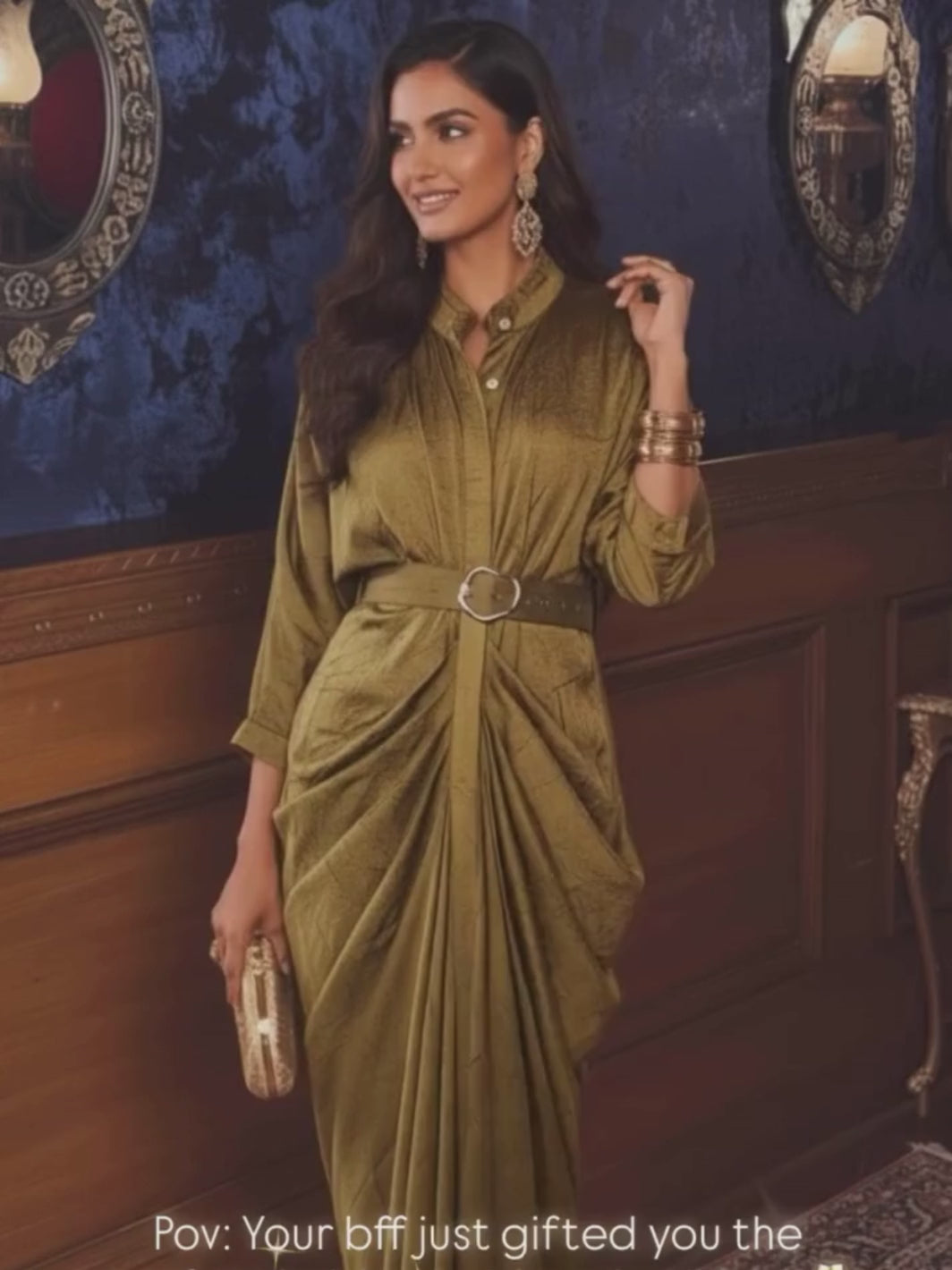 Crush Satin Waldorf Gown