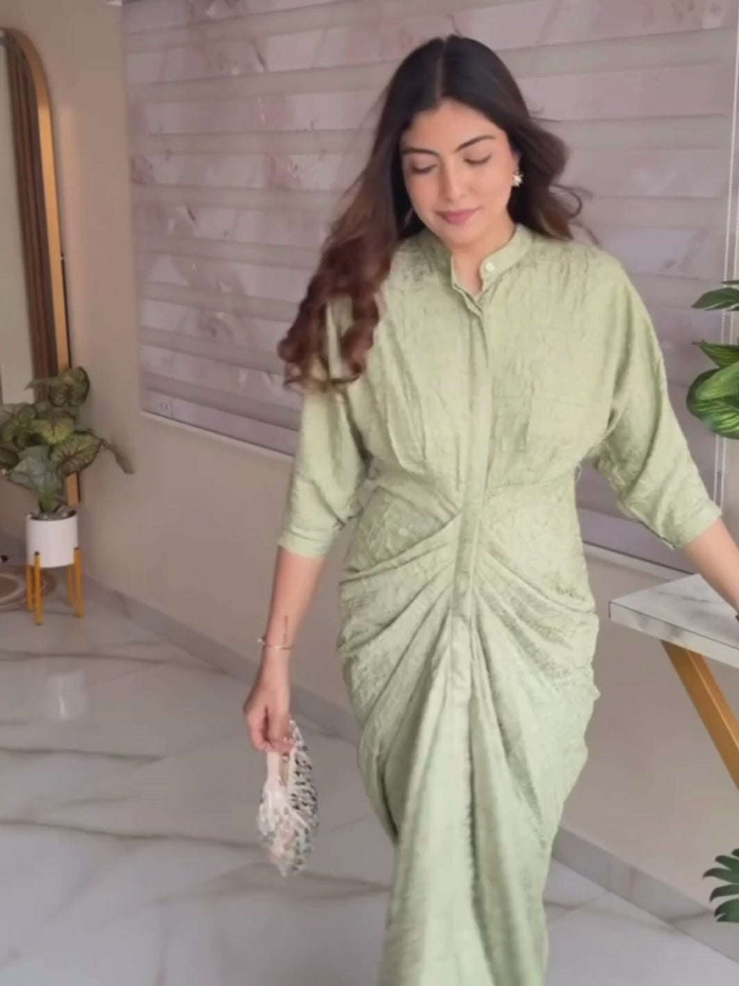 Belrose Pleated Gown