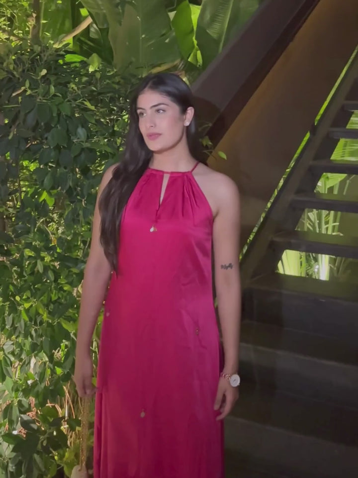 Duchess Halter Dress