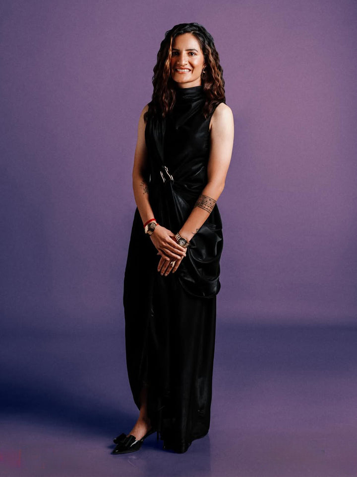 Grace Drape Gown With Buckle