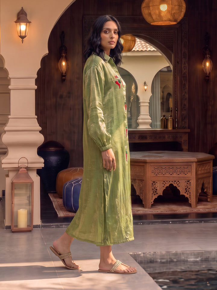 Jalapeno Picante Embroidered Dress