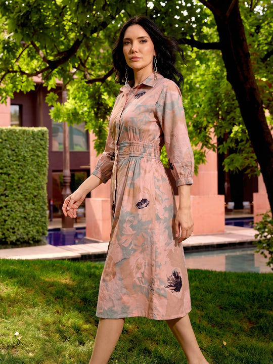 Elegant floral outfit