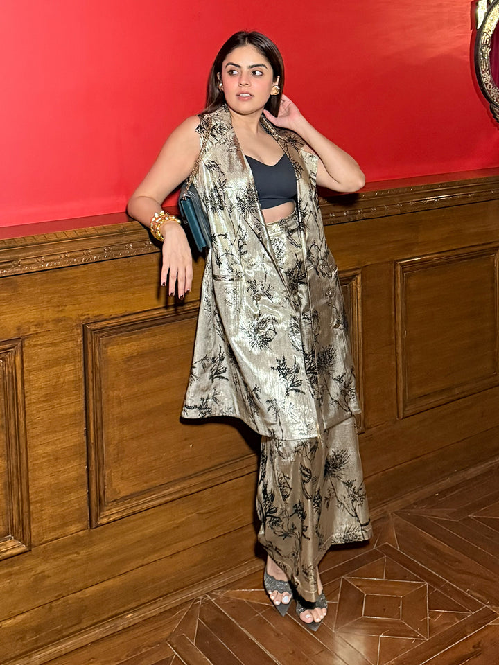 Diana Golden Glow Co-ord Set