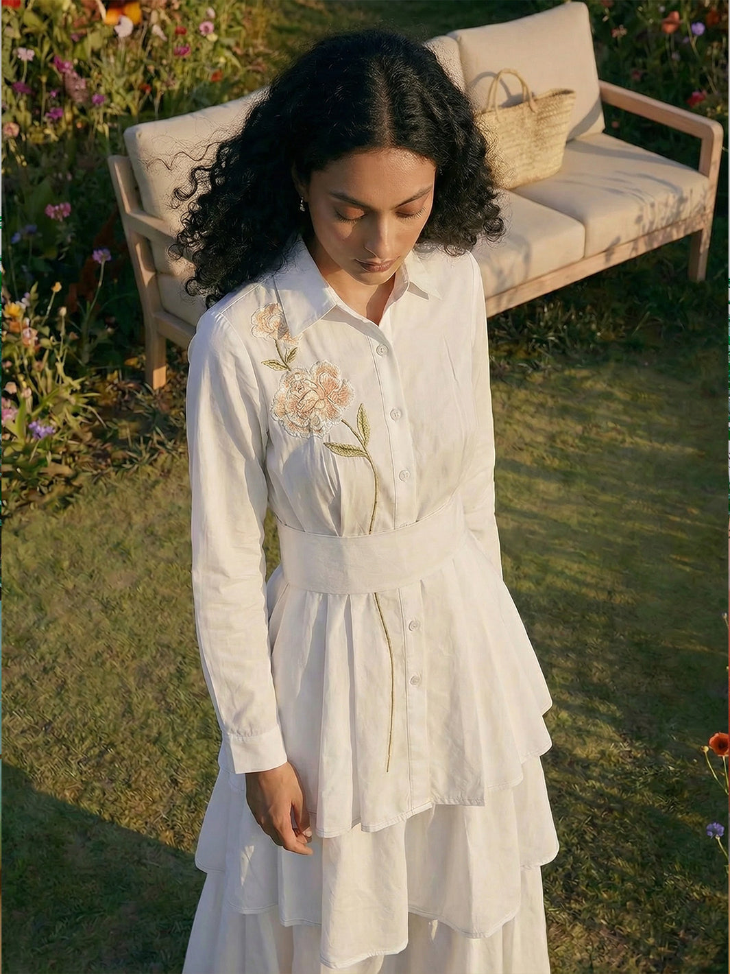 Lychee Embroidered Shirt