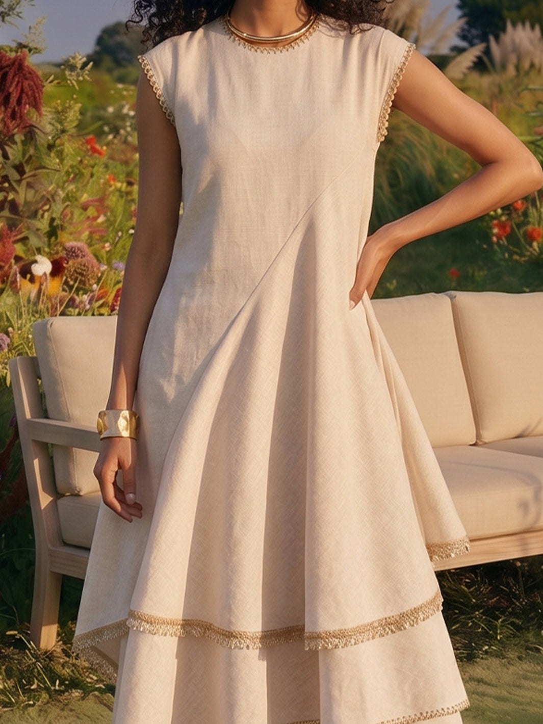 Alila Laced Cotton Tunic