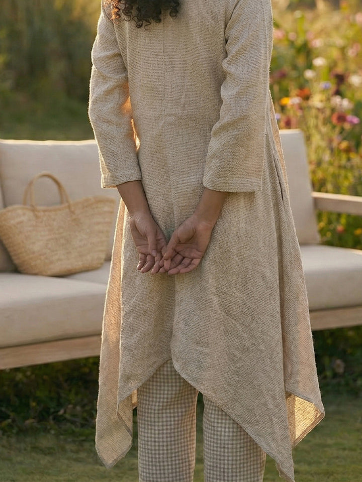 Sandalwood Embroidered Floral Co-ord set