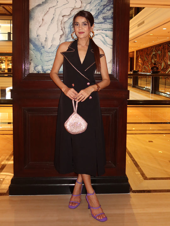 Festive Halter Dress