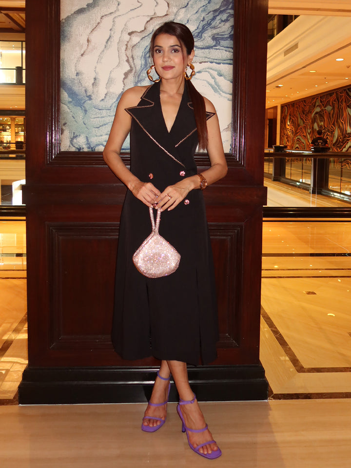 Festive Halter Dress