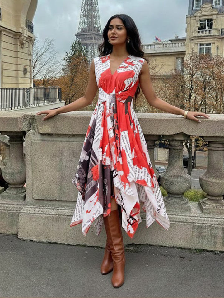 Daily Wrap Asymmetric Maxi Dress