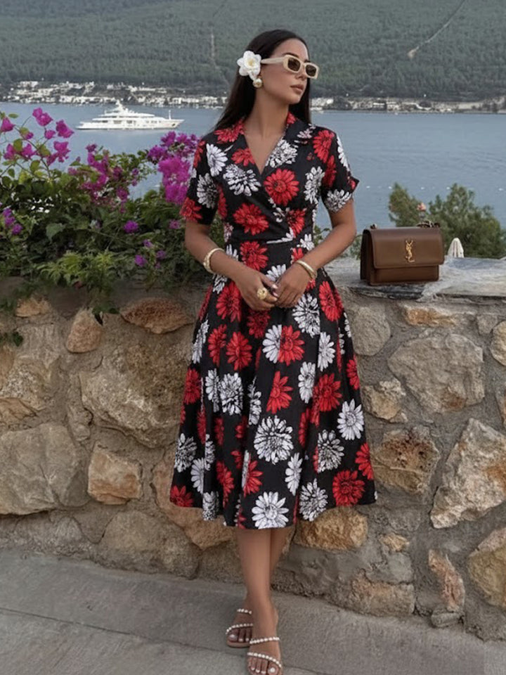 Alabama Floral Flare Dress