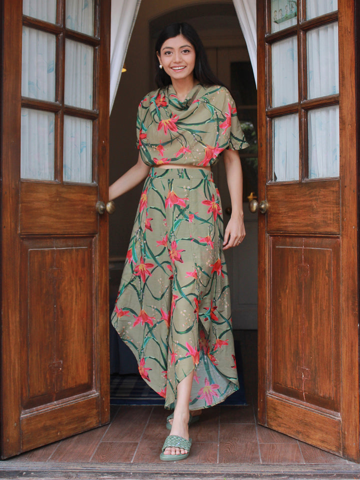 Lilly Cowl Top &amp; Pant Co-ord 1