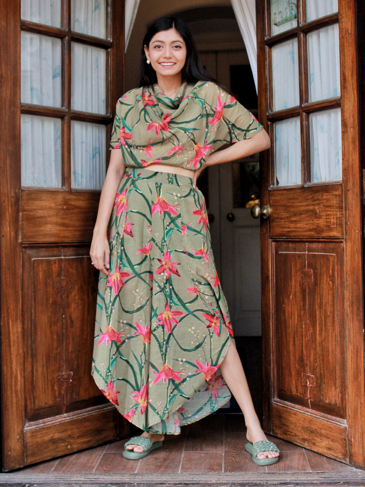 Lilly Cowl Top &amp; Pant Co-ord