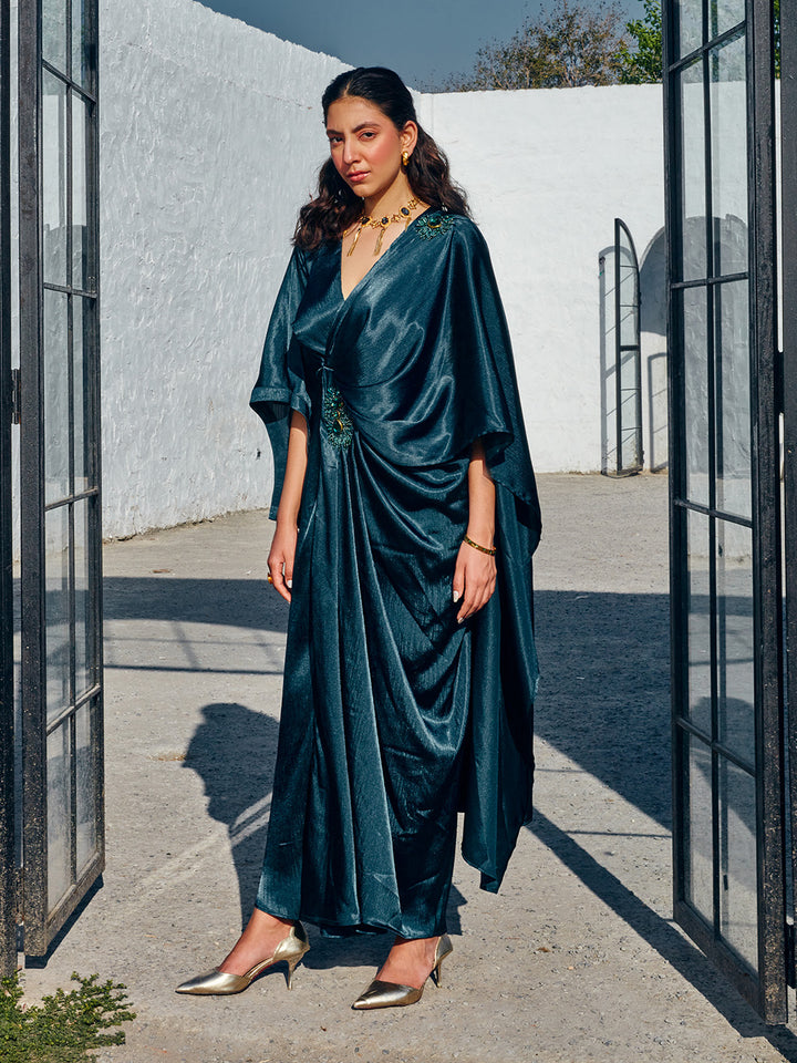 JADE DRAPE GOWN 2