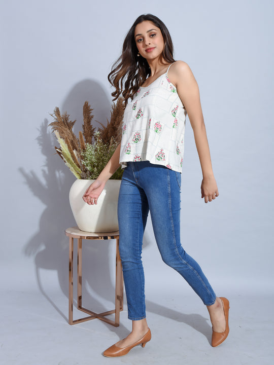 Rayon Strappy Top