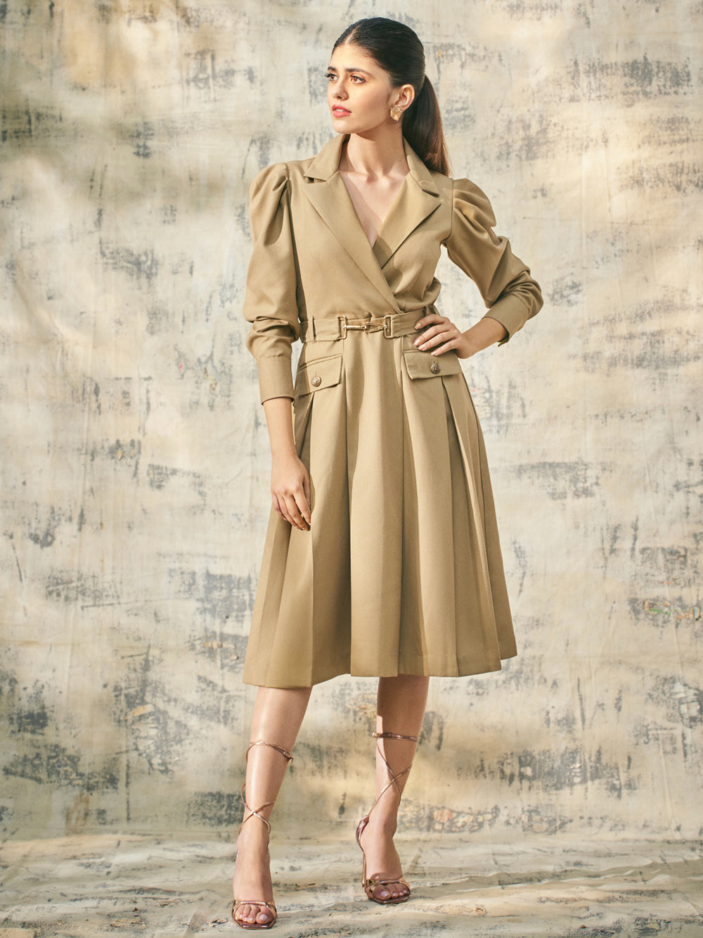 English Trench Dress 1